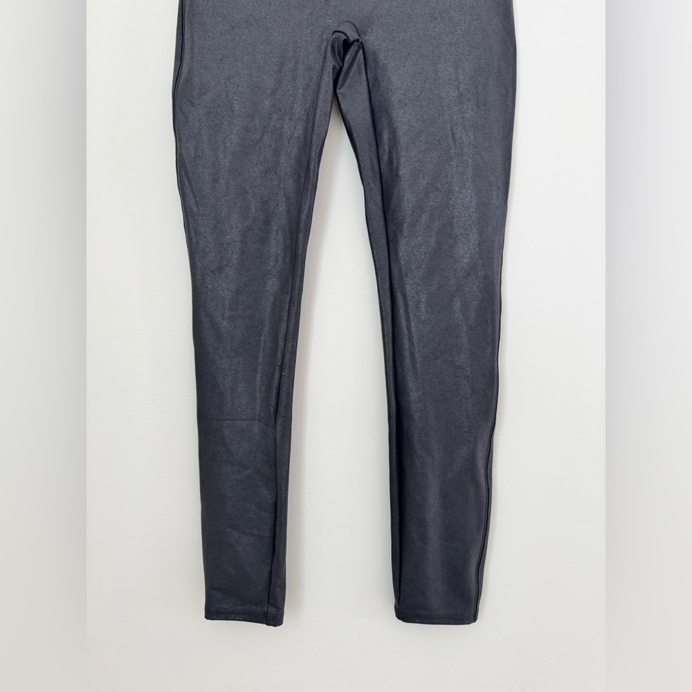 SPANX Black Faux Leather Leggings Size XL - Picture 10 of 16